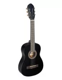  STAGG C405 M BLK 1/4 black classical guitar with linden top|MusicGoodDeal 