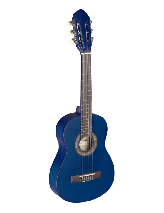  STAGG C405 M BLUE 1/4 blue classical guitar with linden top|MusicGoodDeal 