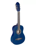  STAGG C405 M BLUE 1/4 blue classical guitar with linden top|MusicGoodDeal 