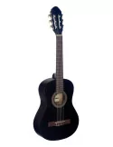  STAGG C410 M BLK 1/2 black classical guitar with linden top|MusicGoodDeal 