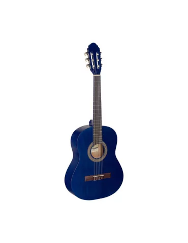  STAGG C410 M BLUE 1/2 blue classical guitar with linden top|MusicGoodDeal  2