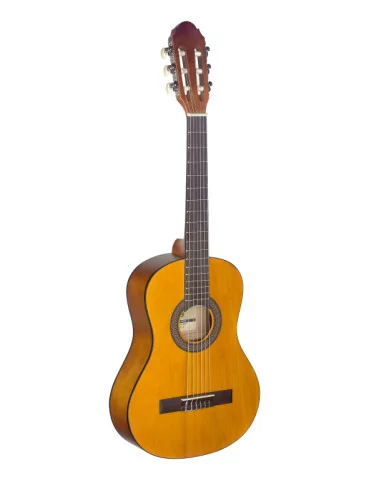 STAGG C410 M NAT 1/2 natural-coloured classical guitar with linden top|MusicGoodDeal 