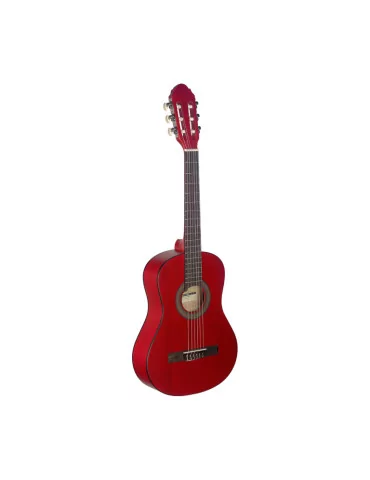  STAGG C410 M RED 1/2 red classical guitar with linden top|MusicGoodDeal  2