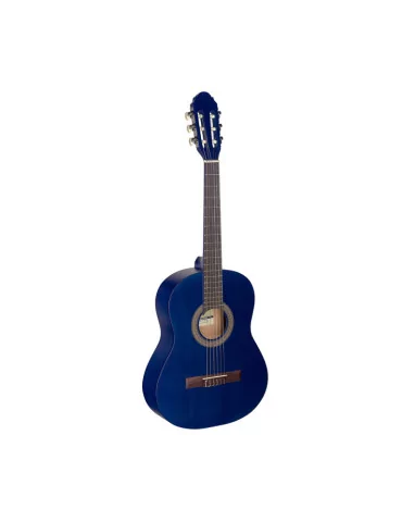  STAGG C430 M BLUE 3/4 guitarra clásica azul con tapa de tilo|MusicGoodDeal  2