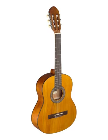  STAGG C430 M NAT 3/4 natural-coloured classical guitar with linden top|MusicGoodDeal 