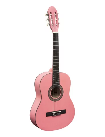  STAGG C430 M PK CLASE GUITARRA 3/4 TILLEUL / ROSE|MusicGoodDeal 
