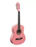  STAGG C430 M PK CLASE GUITARRA 3/4 TILLEUL / ROSE|MusicGoodDeal 