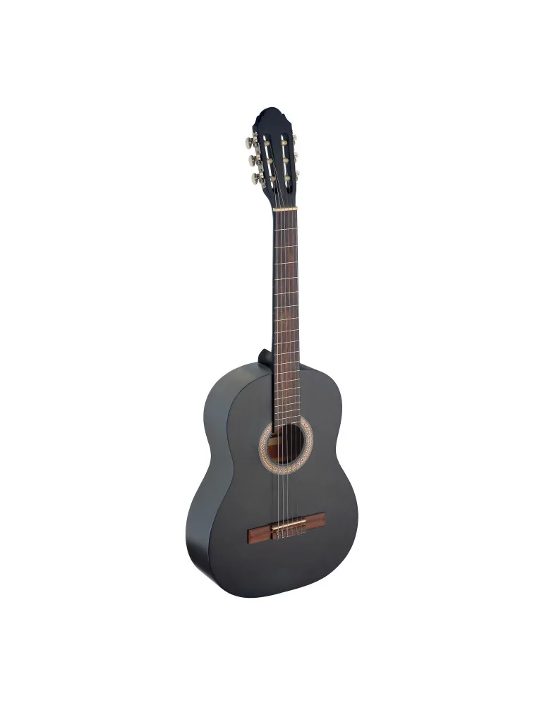  STAGG C440 M BLK 4/4 black classical guitar with linden top|MusicGoodDeal 