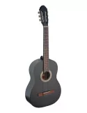  STAGG C440 M BLK 4/4 black classical guitar with linden top|MusicGoodDeal 