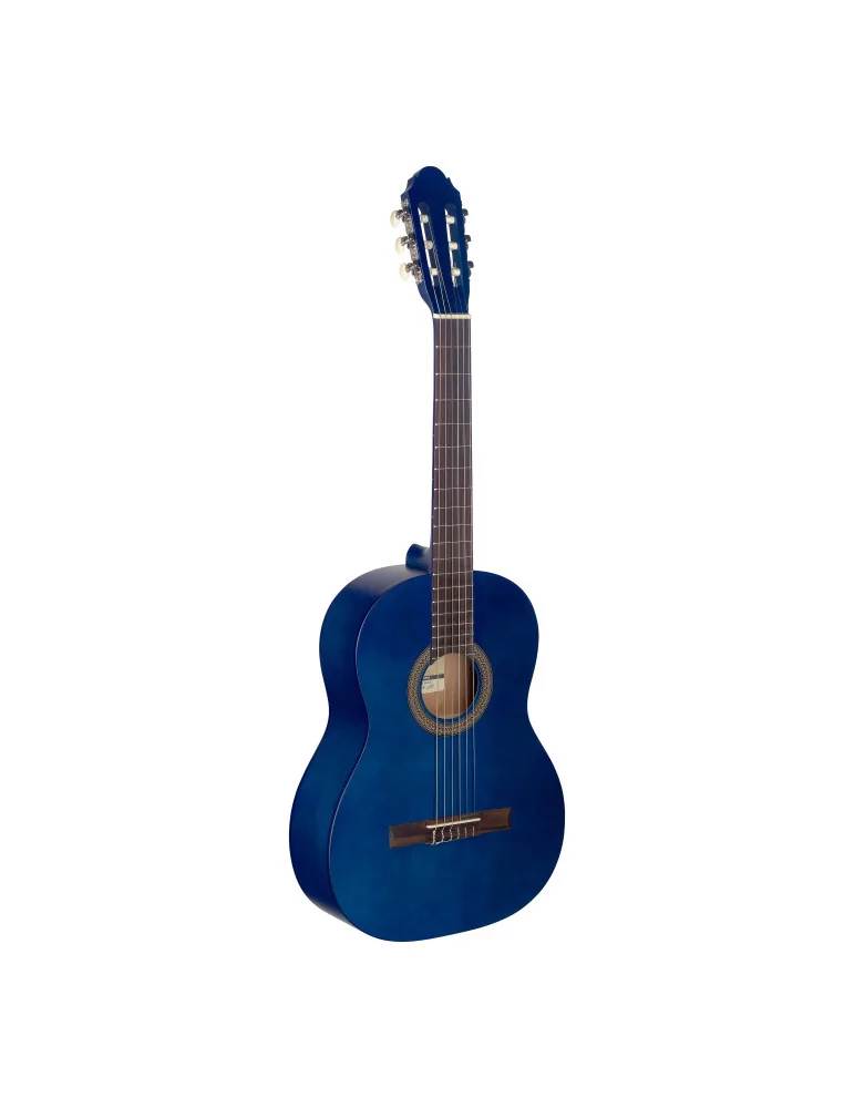  STAGG C440 M BLUE 4/4 blue classical guitar with linden top|MusicGoodDeal 