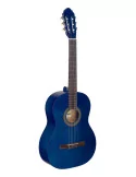  STAGG C440 M BLUE 4/4 blue classical guitar with linden top|MusicGoodDeal 