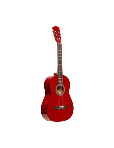  STAGG SCL50 3/4-RED Guitarra clásica 3/4 con tapa de tilo, roja|MusicGoodDeal  2