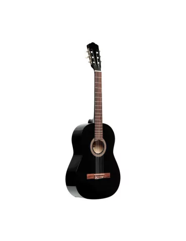  STAGG SCL50-BLK Guitarra clásica 4/4 con tapa de tilo, negra|MusicGoodDeal  2