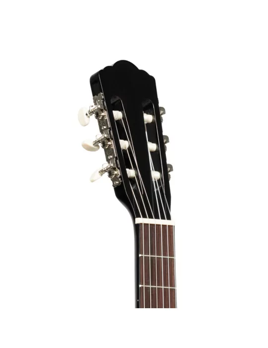  STAGG SCL50-BLK 4/4 classical guitar with linden top, black|MusicGoodDeal 