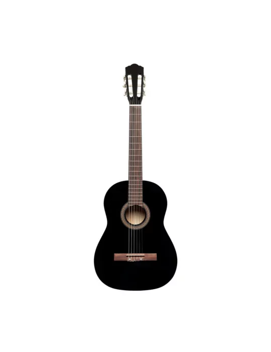  STAGG SCL50-BLK 4/4 classical guitar with linden top, black|MusicGoodDeal 