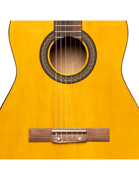  STAGG SCL50-NAT Guitarra clásica 4/4 con tapa de tilo, color natural|MusicGoodDeal 