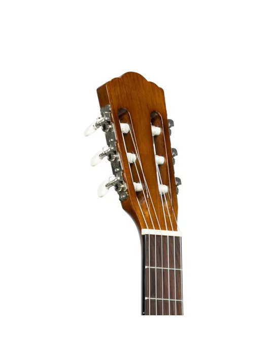  STAGG SCL50-NAT Guitarra clásica 4/4 con tapa de tilo, color natural|MusicGoodDeal 
