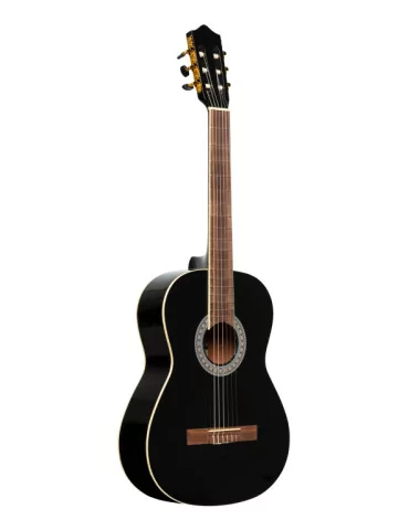  STAGG SCL60-BLK SCL60 classical guitar with spruce top, black|MusicGoodDeal 
