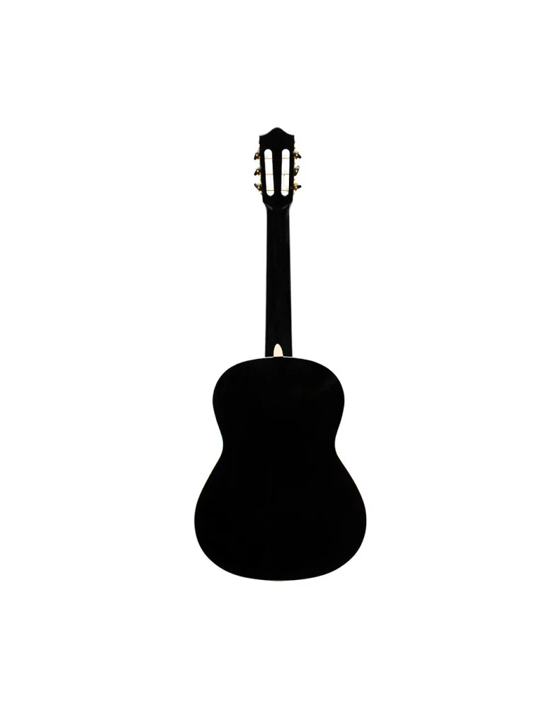  STAGG SCL60-BLK SCL60 Cutaway akustisch-elektrische klassische Gitarre mit B-Band 4-band EQ Schwarz|MusicGoodDeal 