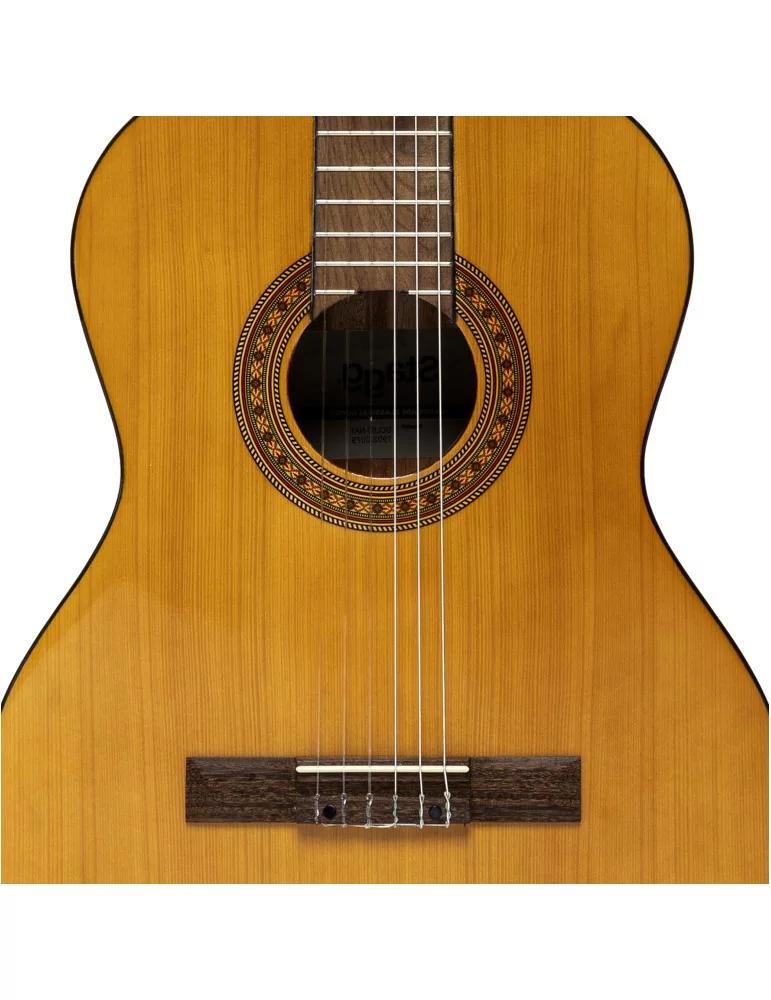  STAGG SCL60-NAT LH SCL60 classical guitar with spruce top, natural colour, left-handed model|MusicGoodDeal 