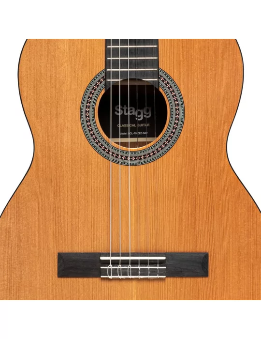  STAGG Scl70 DEC-NAT Scl70 Classical guitar with cedar top, natural color|MusicGoodDeal 