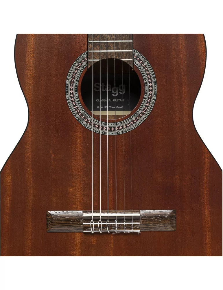  STAGG SCL70 MAHO-NAT SCL70 classical guitar with sapelli top, natural colour|MusicGoodDeal 