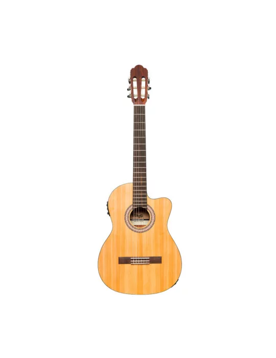  STAGG SCL70 TCE-NAT SCL70 classical guitar with spruce top and preamp, natural colour|MusicGoodDeal 