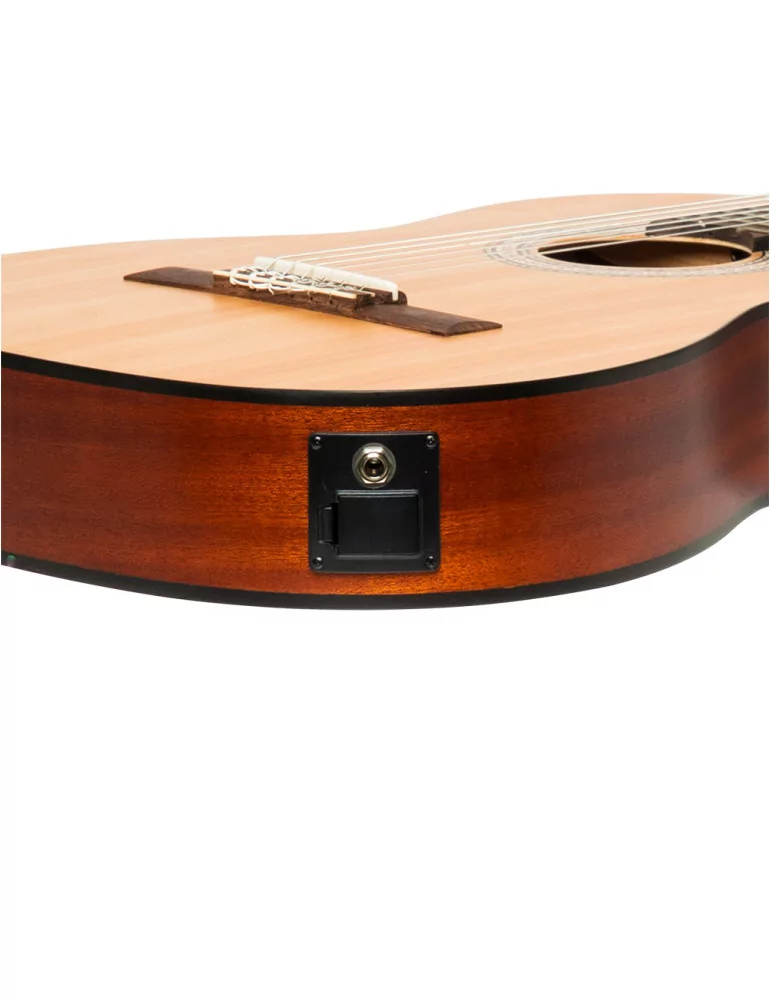  STAGG SCL70 TCE-NAT SCL70 classical guitar with spruce top and preamp, natural colour|MusicGoodDeal 