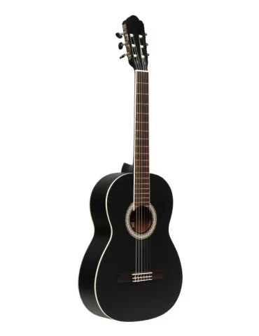  STAGG SCL70-BLK SCL70 classical guitar with spruce top, black|MusicGoodDeal 