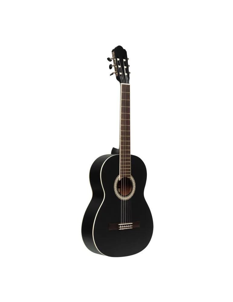  STAGG SCL70-BLK SCL70 classical guitar with spruce top, black|MusicGoodDeal 