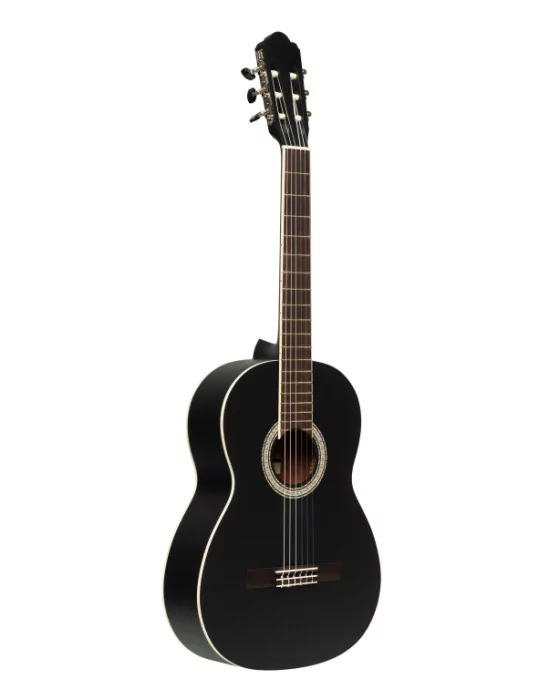  STAGG SCL70-BLK SCL70 classical guitar with spruce top, black|MusicGoodDeal 