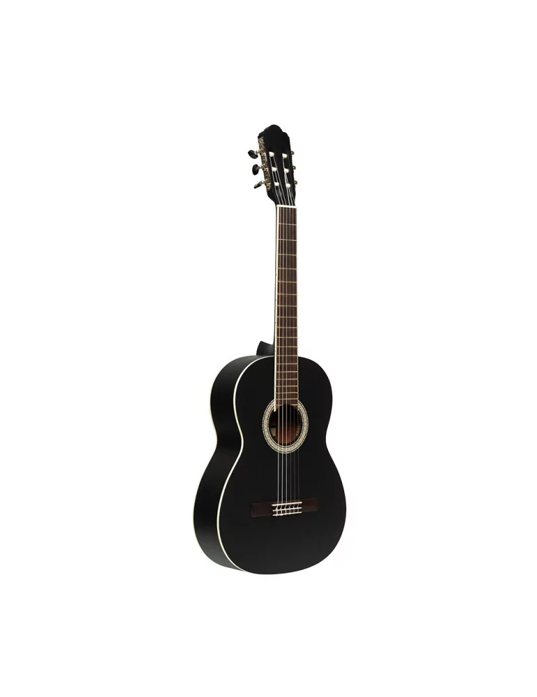  STAGG SCL70-BLK SCL70 classical guitar with spruce top, black|MusicGoodDeal 