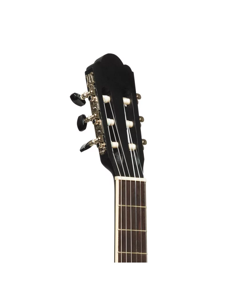  STAGG SCL70-BLK SCL70 classical guitar with spruce top, black|MusicGoodDeal 