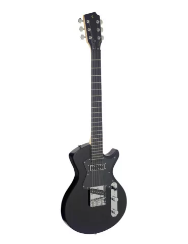  STAGG SVY CST BK Electric guitar, Silveray series, Custom model, with solid alder body|MusicGoodDeal 
