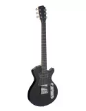  STAGG SVY CST BK Electric guitar, Silveray series, Custom model, with solid alder body|MusicGoodDeal 