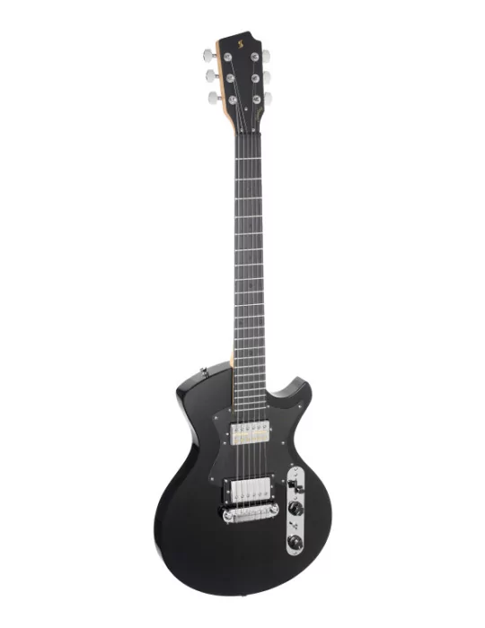  STAGG SVY SPCL BK Electric guitar, Silveray series, Special model, with solid mahogany body|MusicGoodDeal 