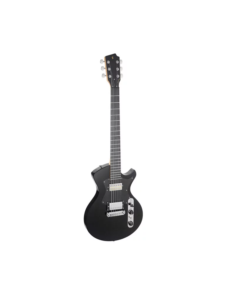  STAGG SVY SPCL BK Electric guitar, Silveray series, Special model, with solid mahogany body|MusicGoodDeal 