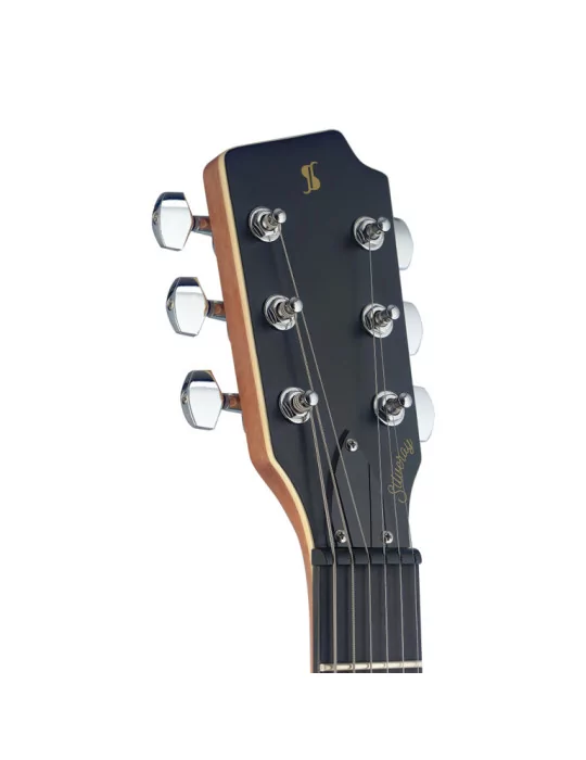  STAGG SVY SPCL BK Electric guitar, Silveray series, Special model, with solid mahogany body|MusicGoodDeal 