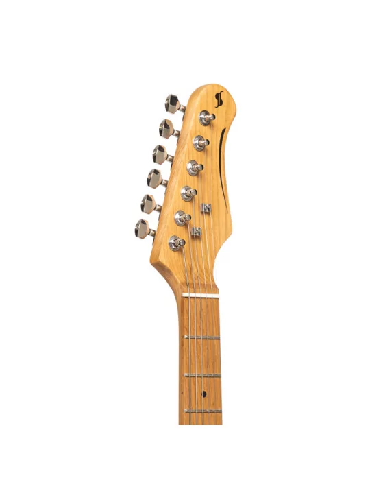  STAGG SET-PLUS BK Guitarra eléctrica vintage serie "T" - más|MusicGoodDeal 