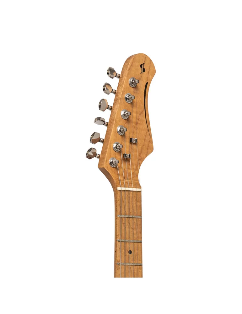  STAGG SET-PLUS NAT Guitarra eléctrica vintage serie "T" - más|MusicGoodDeal 