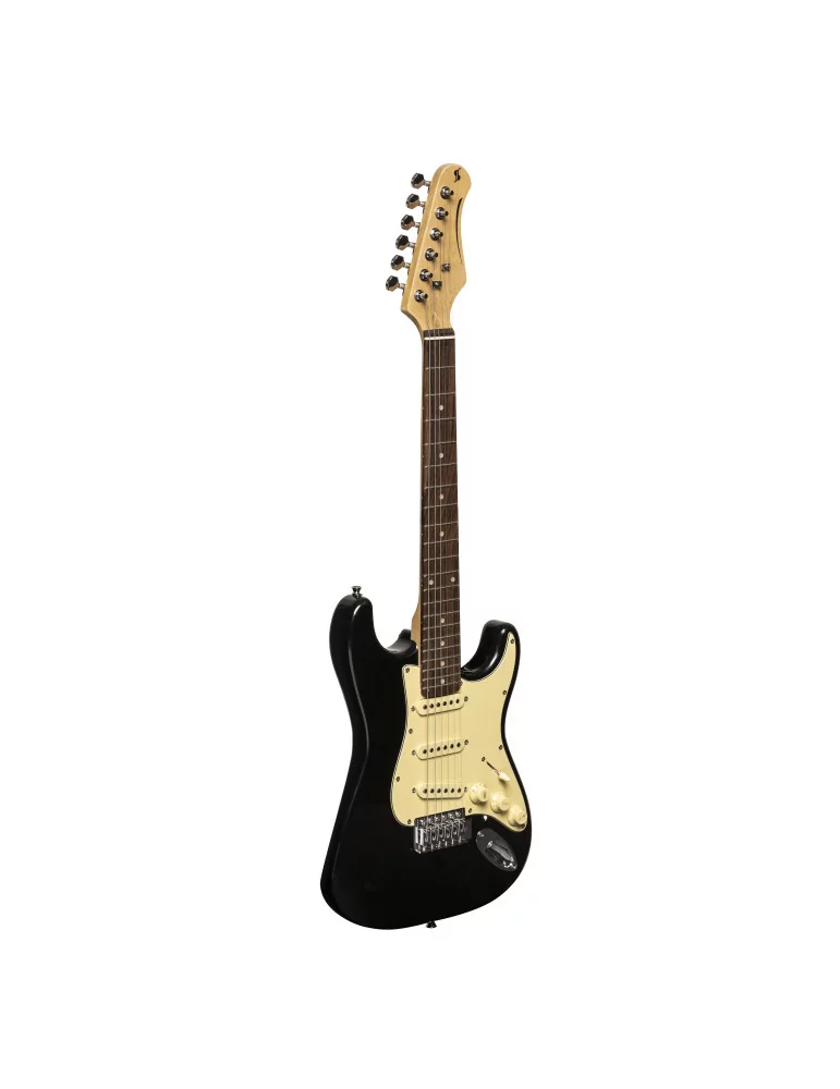  STAGG ITS-30 BK Electric Guitar 3/4 Standard "S" size 3/4|MusicGoodDeal 