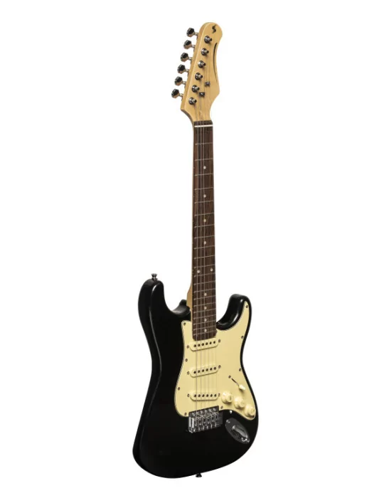  STAGG ITS-30 BK Electric Guitar 3/4 Standard "S" size 3/4|MusicGoodDeal 