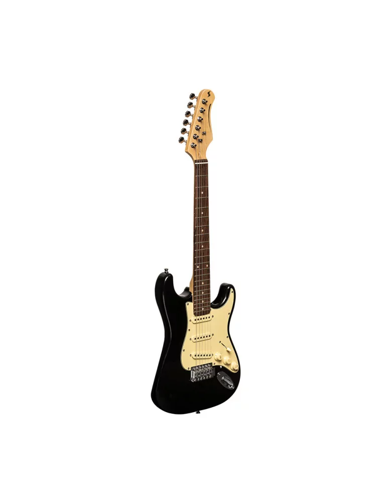  STAGG ITS-30 BK Electric Guitar 3/4 Standard "S" size 3/4|MusicGoodDeal 
