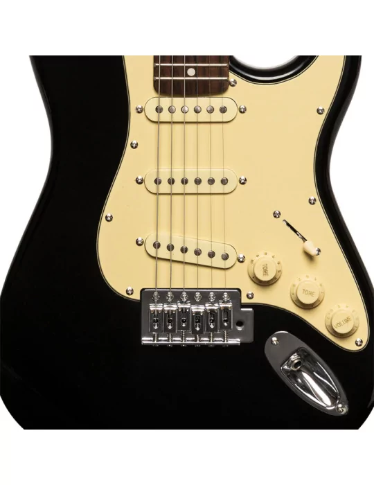  STAGG ITS-30 BK Electric Guitar 3/4 Standard "S" size 3/4|MusicGoodDeal 