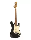  STAGG SES-55 BLK Electric guitar series 55 with solid paulownia body|MusicGoodDeal 