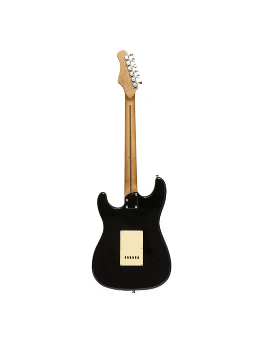  STAGG SES-55 BLK E-Gitarre 55 Serie mit massivem Paulowniakorpus|MusicGoodDeal 