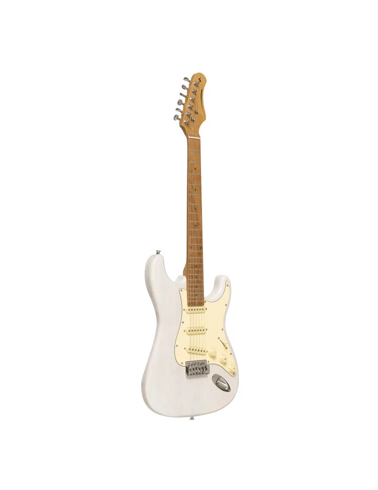  STAGG SES-55 WHB Electric guitar series 55 with solid paulownia body|MusicGoodDeal 