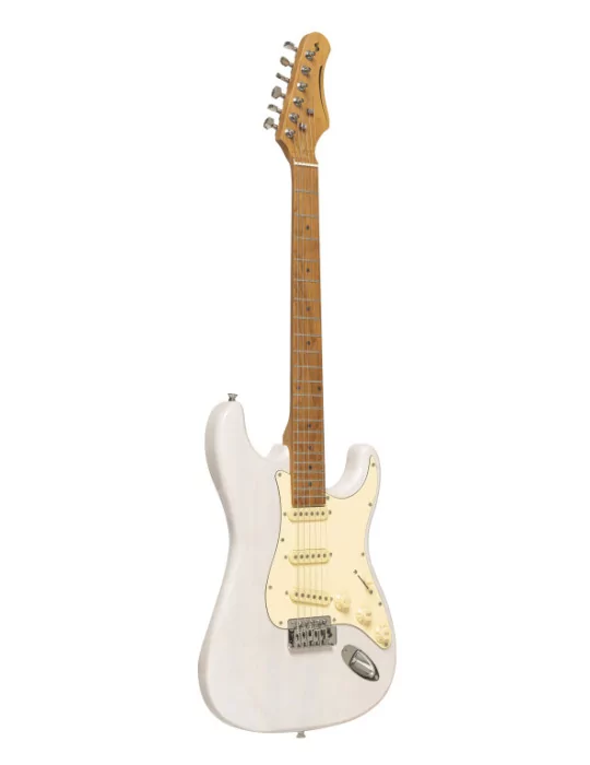  STAGG SES-55 WHB Electric guitar series 55 with solid paulownia body|MusicGoodDeal 