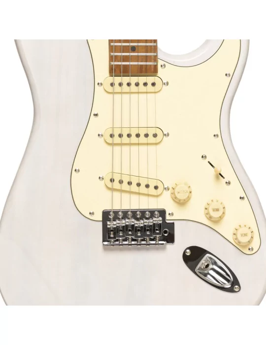  STAGG SES-55 WHB Electric guitar series 55 with solid paulownia body|MusicGoodDeal 