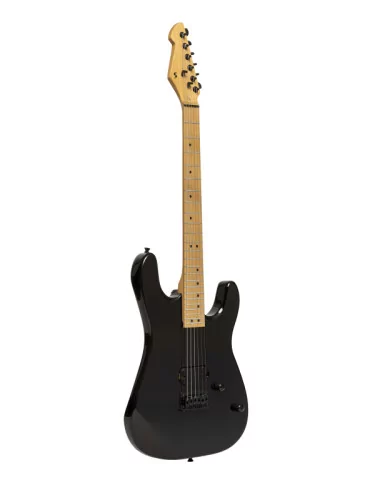  STAGG SEM-ONE H BK ELEC.GUITAR METAL 1 HUMB BK|MusicGoodDeal 